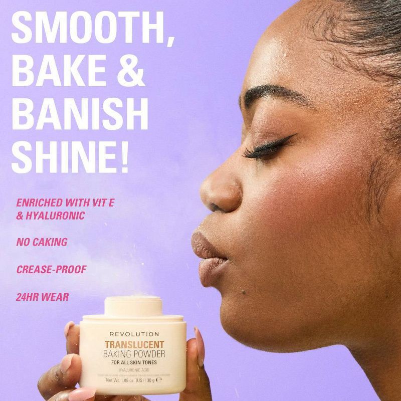 slide 5 of 6, Makeup Revolution Loose Baking Powder - Banana - 1.05oz, 1.05 oz