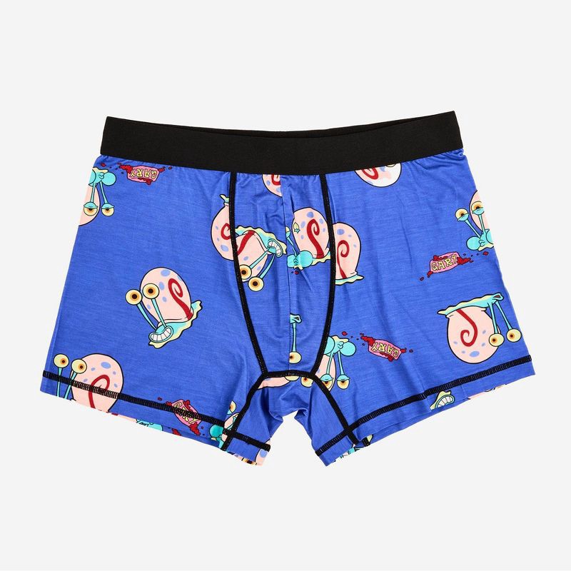 slide 1 of 3, Men's SpongeBob SquarePants Boxer Briefs - Blue XL, 1 ct