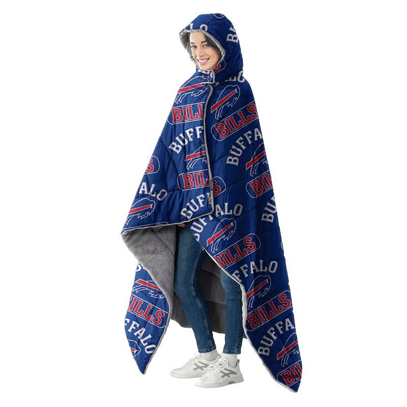 slide 2 of 2, NFL Buffalo Bills Outdoor Wearable 54"x72" Blanket, 1 ct