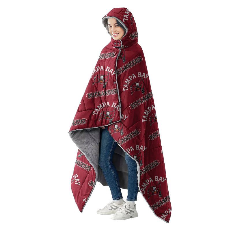 slide 2 of 2, NFL Tampa Bay Buccaneers Outdoor Wearable 54"x72" Blanket, 1 ct