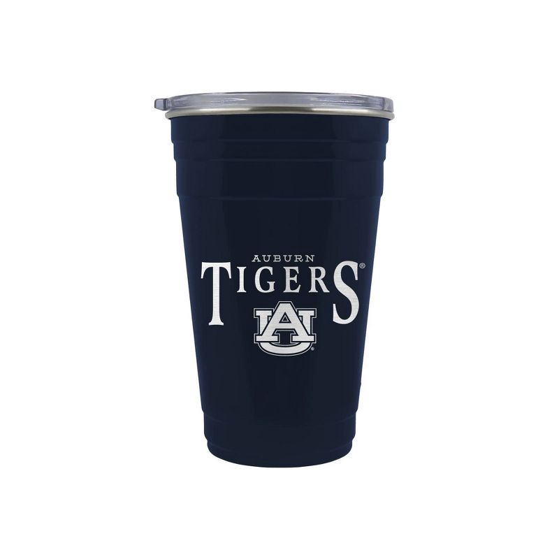 slide 1 of 2, NCAA Auburn Tigers Tailgater Tumbler - 22oz: Stainless Steel, Acrylic Lid, 22 oz