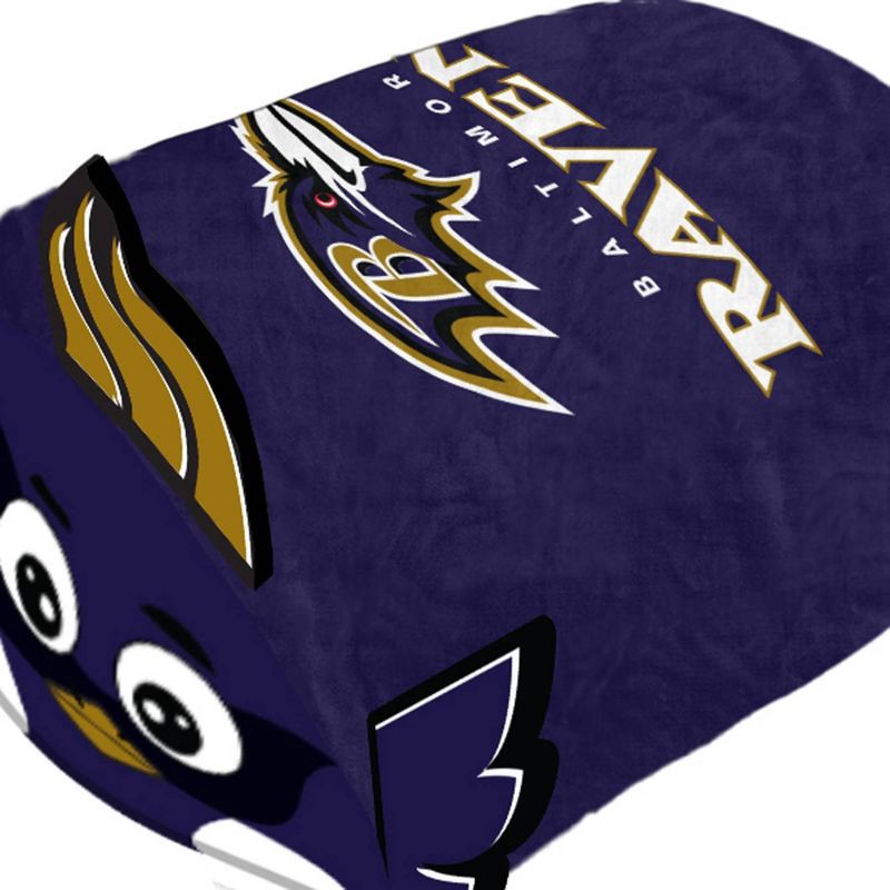 slide 2 of 3, NFL Baltimore Ravens Stackable Plushie Mascot Pillow, 1 ct