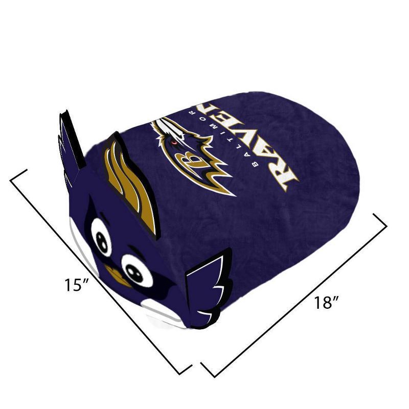 slide 3 of 3, NFL Baltimore Ravens Stackable Plushie Mascot Pillow, 1 ct