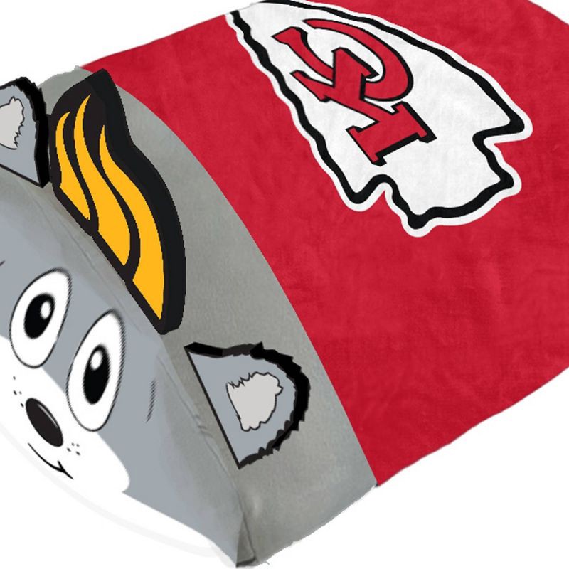 slide 2 of 3, NFL Kansas City Chiefs Stackable Plushie Mascot Pillow, 1 ct
