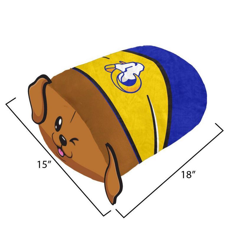 slide 3 of 3, NFL Los Angeles Rams Stackable Plushie Mascot Pillow, 1 ct