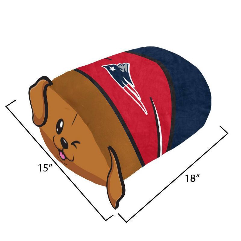 slide 3 of 3, NFL New England Patriots Stackable Plushie Mascot Pillow, 1 ct