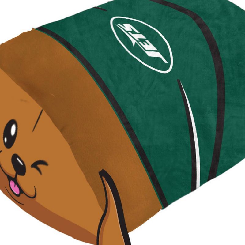 slide 2 of 3, NFL New York Jets Stackable Plushie Mascot Pillow, 1 ct