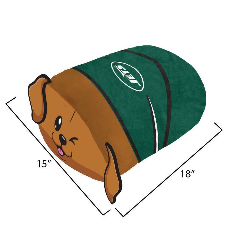 slide 3 of 3, NFL New York Jets Stackable Plushie Mascot Pillow, 1 ct