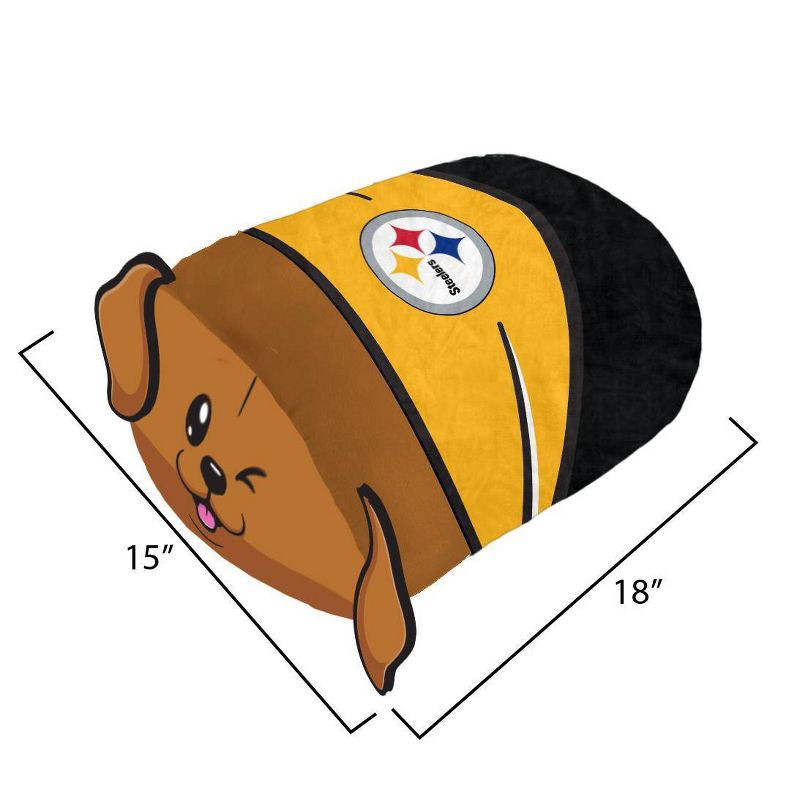 slide 3 of 3, NFL Pittsburgh Steelers Stackable Plushie Mascot Pillow, 1 ct
