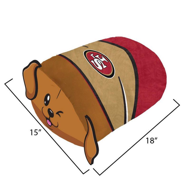 slide 3 of 3, NFL San Francisco 49ers Stackable Plushie Mascot Pillow, 1 ct