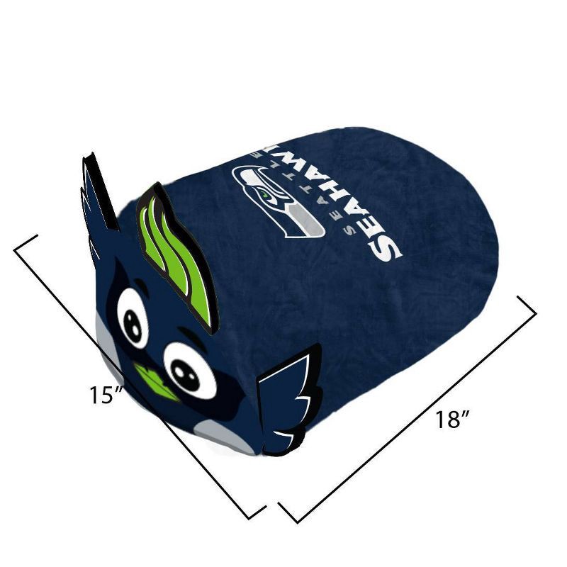 slide 3 of 3, NFL Seattle Seahawks Stackable Plushie Mascot Pillow, 1 ct