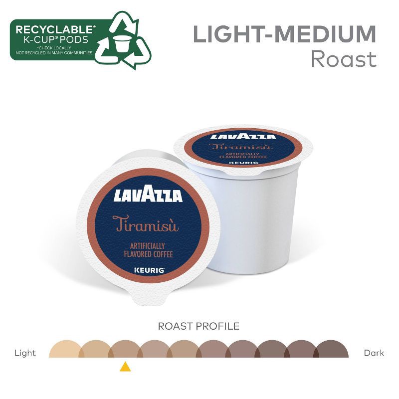 slide 4 of 13, Lavazza Tiramisu Medium Roast Keurig K-Cup Coffee Pods - 22ct, 22 ct