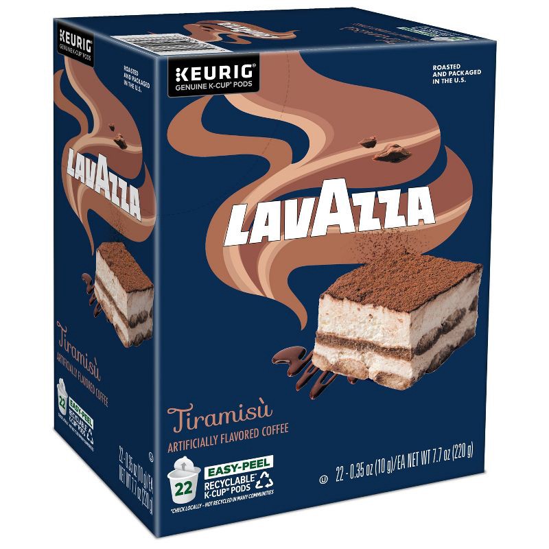 slide 11 of 13, Lavazza Tiramisu Medium Roast Keurig K-Cup Coffee Pods - 22ct, 22 ct