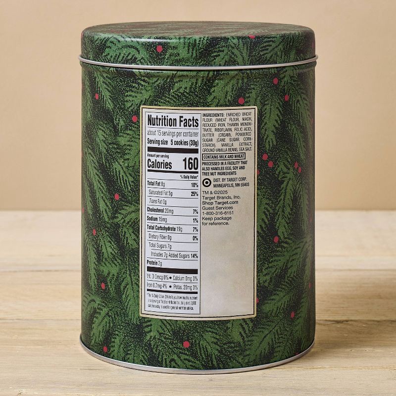 slide 2 of 3, Vanilla Bean Shortbread Christmas Cookies - 16oz - John Derian for Target, 16 oz