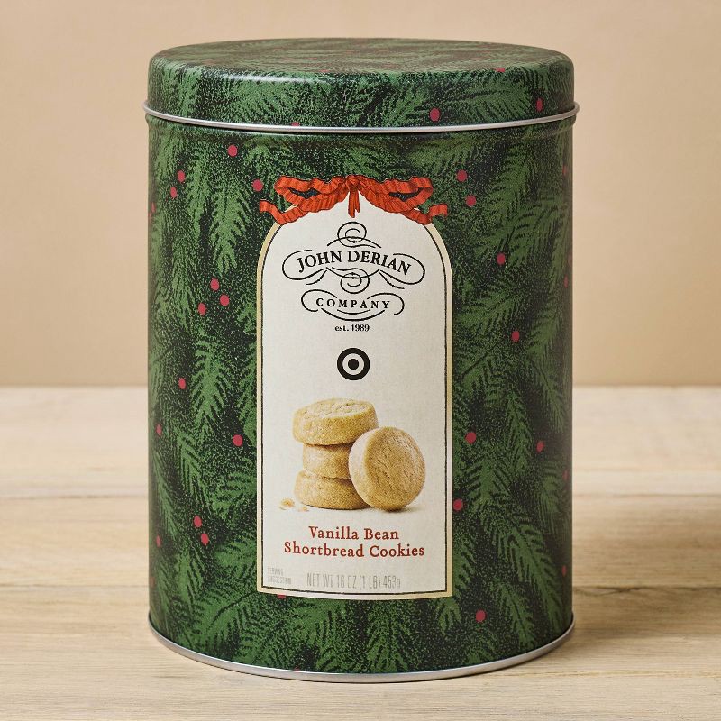 slide 1 of 3, Vanilla Bean Shortbread Christmas Cookies - 16oz - John Derian for Target, 16 oz