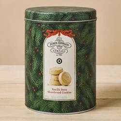 Vanilla Bean Shortbread Christmas Cookies - 16oz - John Derian for Target