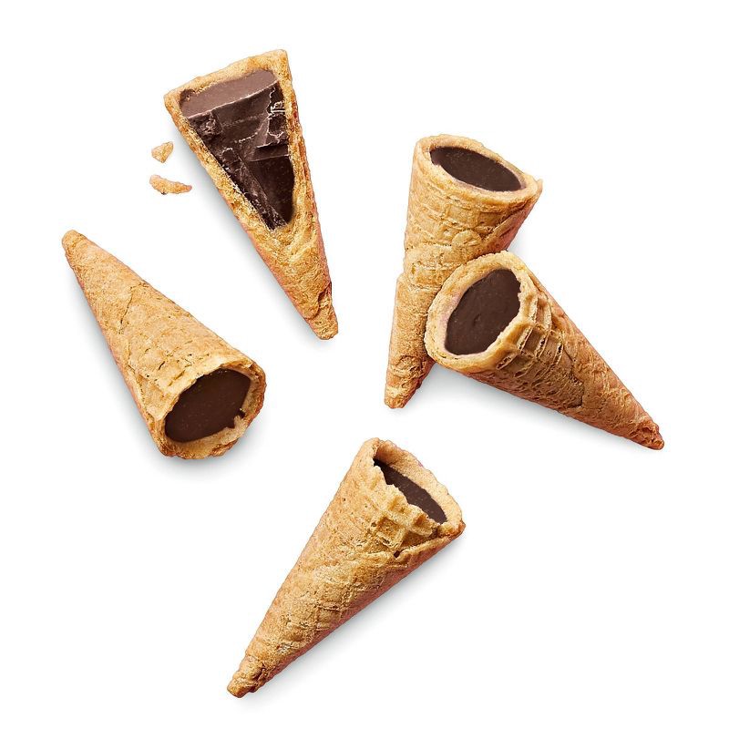 slide 3 of 3, Christmas Peppermint Dark Chocolate Mini Waffle Cones - 4.23oz - Favorite Day™, 4.23 oz