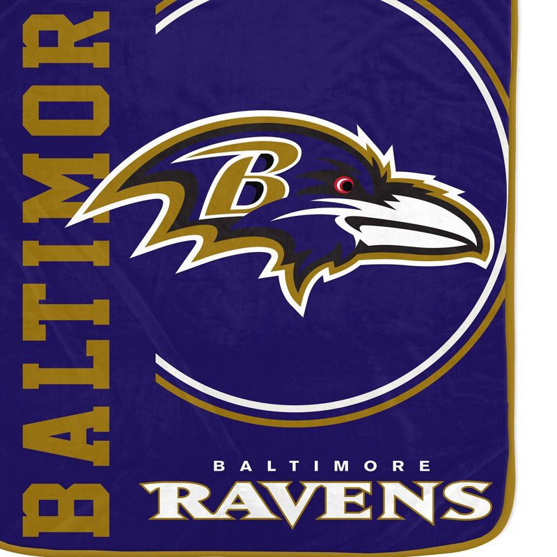 slide 2 of 3, NFL Baltimore Ravens Keep It Simple Ultra Soft Blanket, 1 ct