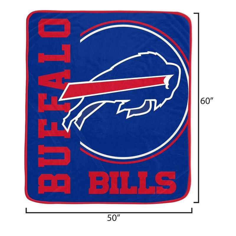 slide 3 of 3, NFL Buffalo Bills Keep It Simple Ultra Soft Blanket, 1 ct