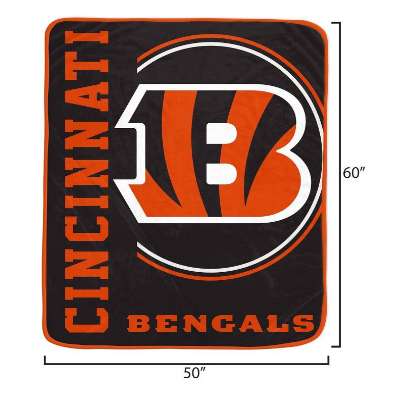 slide 3 of 3, NFL Cincinnati Bengals Keep It Simple Ultra Soft Blanket, 1 ct