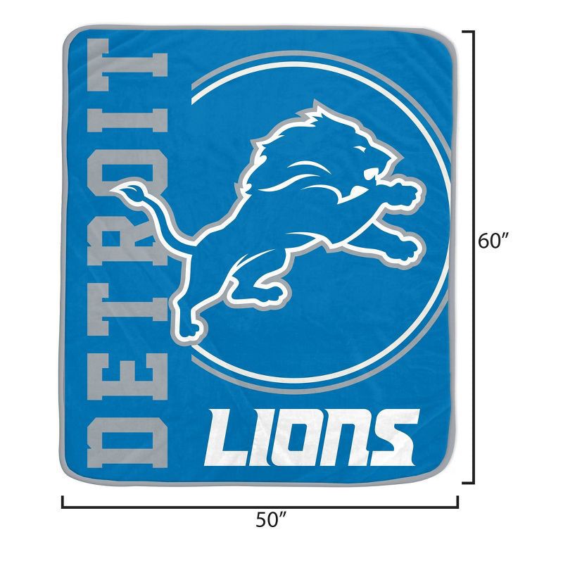 slide 3 of 3, NFL Detroit Lions Keep It Simple Ultra Soft Blanket, 1 ct
