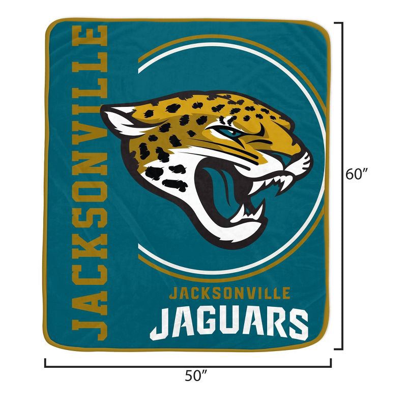 slide 3 of 3, NFL Jacksonville Jaguars Keep It Simple Ultra Soft Blanket, 1 ct