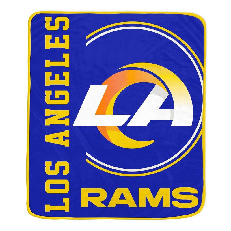 slide 1 of 3, NFL Los Angeles Rams Keep It Simple Ultra Soft Blanket, 1 ct