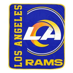 NFL Los Angeles Rams Keep It Simple Ultra Soft Blanket