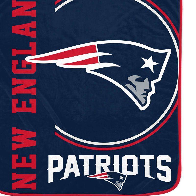 slide 2 of 3, NFL New England Patriots Keep It Simple Ultra Soft Blanket, 1 ct