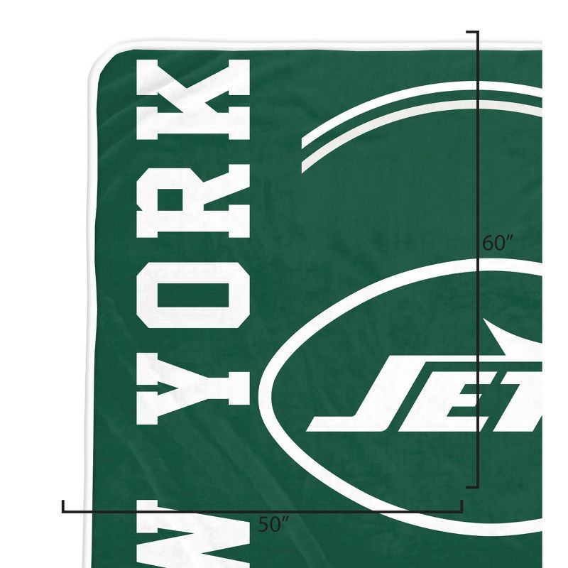 slide 3 of 3, NFL New York Jets Keep It Simple Ultra Soft Blanket, 1 ct