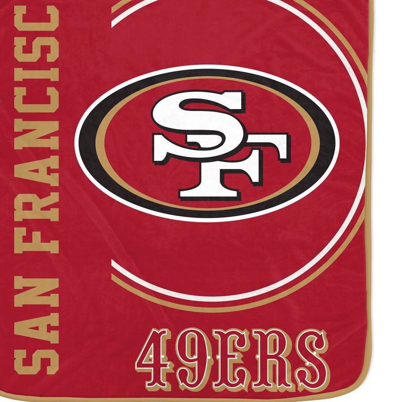 slide 2 of 3, NFL San Francisco 49ers Keep It Simple Ultra Soft Blanket, 1 ct