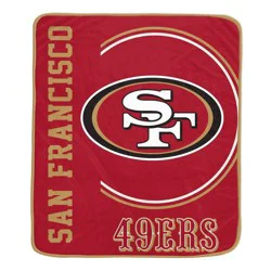 NFL San Francisco 49ers Keep It Simple Ultra Soft Blanket