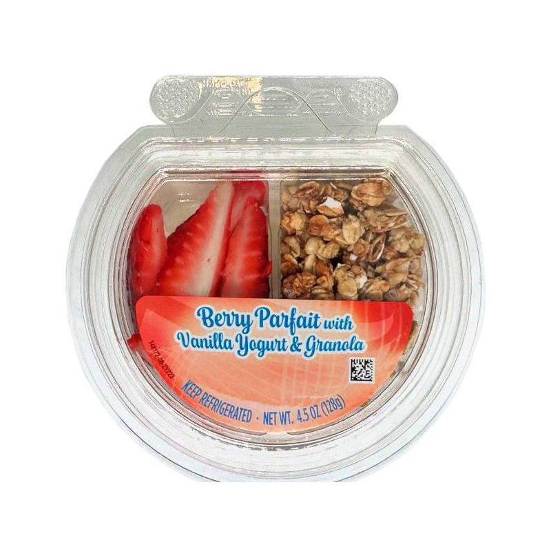 slide 1 of 3, Mixed Berry Yogurt and Granola Parfait - 5oz, 5 oz