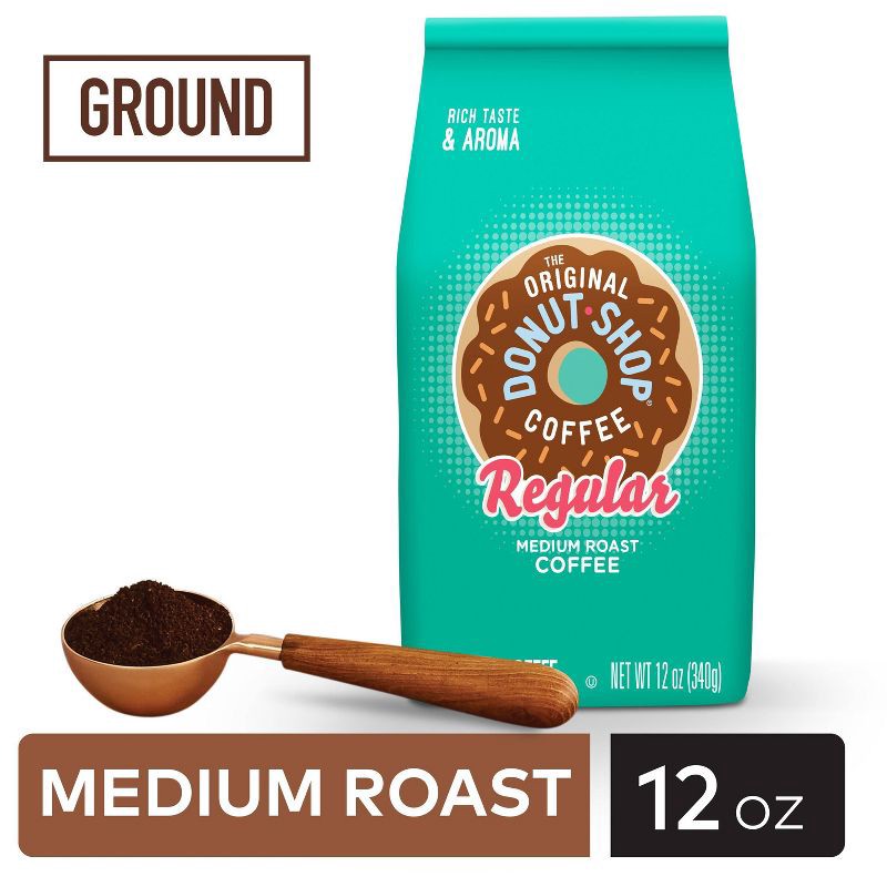 slide 2 of 14, The Original Donut Shop Regular Medium Roast Ground Coffee - 12oz, 12 oz
