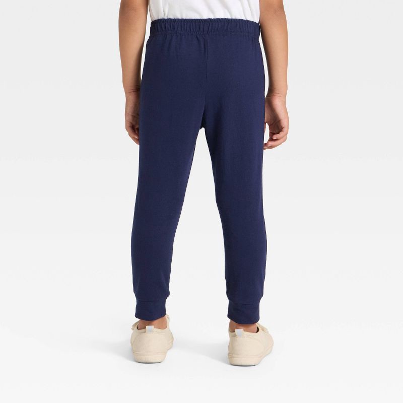 slide 2 of 3, Toddler Boys' Solid Jersey Jogger Pants - Cat & Jack™ Navy Blue 12M, 1 ct
