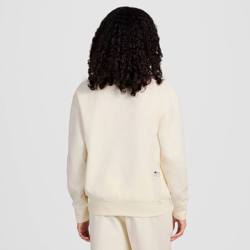 slide 2 of 7, Champion Women's Fleece Pullover Sweatshirt - Cream XXL, 1 ct