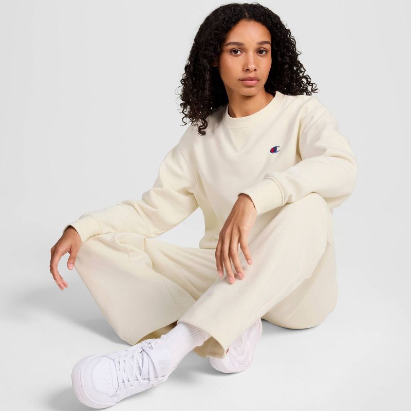 slide 4 of 7, Champion Women's Fleece Pullover Sweatshirt - Cream XXL, 1 ct