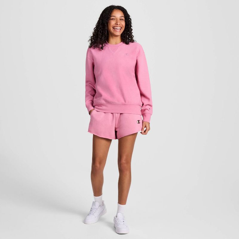 slide 3 of 6, Champion Women's Fleece Pullover Sweatshirt - Pink XS, 1 ct