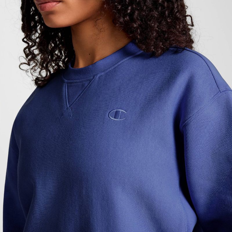 slide 4 of 6, Champion Women's Fleece Pullover Sweatshirt - Blue XL, 1 ct