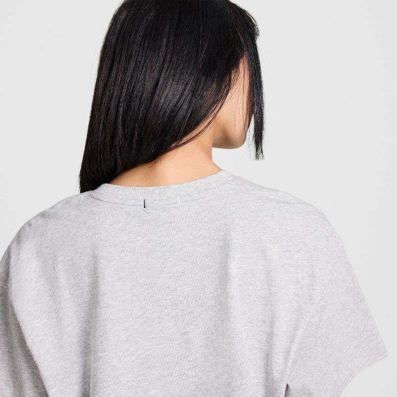 slide 5 of 7, Champion Women's Short Sleeve T-Shirt - Heather Gray S, 1 ct