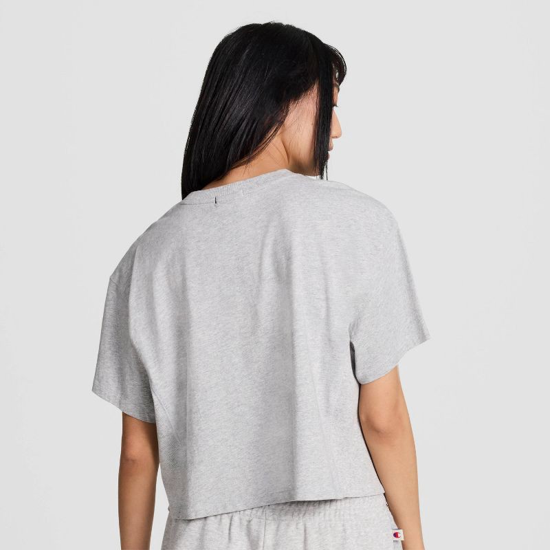 slide 2 of 7, Champion Women's Short Sleeve T-Shirt - Heather Gray XL, 1 ct