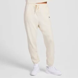 Champion Women's High-Rise Cropped French Terry Sweatpants - Cream XL