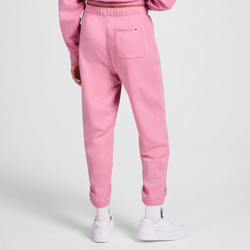 slide 2 of 5, Champion Women's High-Rise Cropped French Terry Sweatpants - Pink L, 1 ct