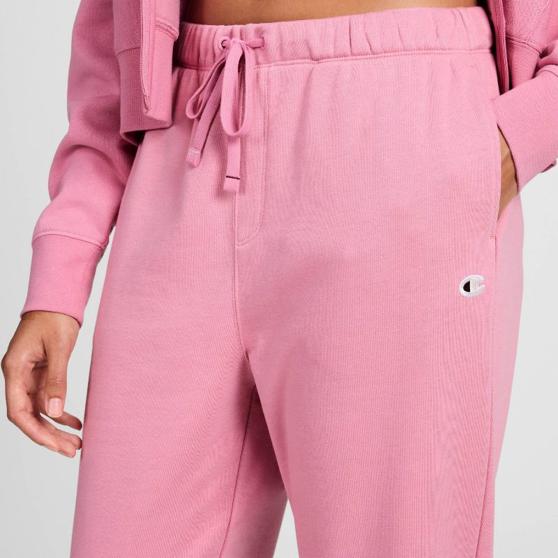 slide 5 of 5, Champion Women's High-Rise Cropped French Terry Sweatpants - Pink XXL, 1 ct