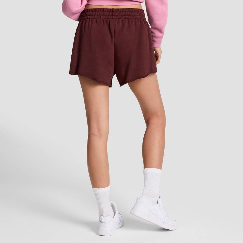 slide 2 of 5, Champion Women's French Terry Pull-On Shorts - Maroon M, 1 ct