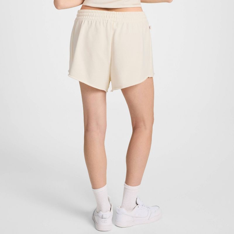 slide 2 of 6, Champion Women's French Terry Pull-On Shorts - Cream S, 1 ct