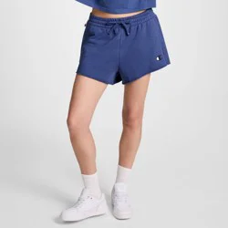 Champion Women's French Terry Pull-On Shorts - Blue S