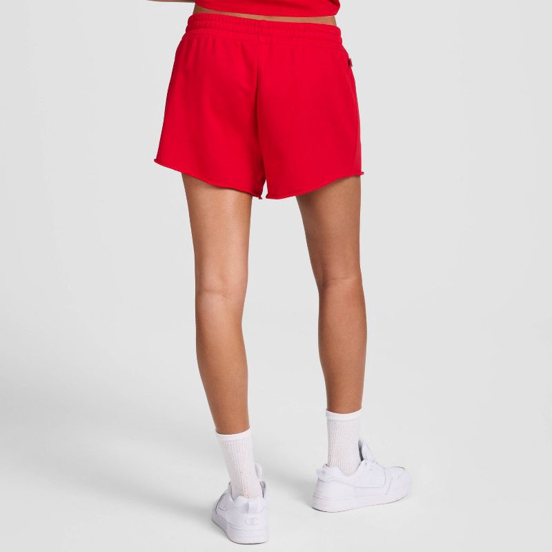 slide 2 of 5, Champion Women's French Terry Pull-On Shorts - Red XL, 1 ct
