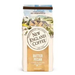 New England Coffee Butter Pecan Flavored Medium Roast Ground Coffee - 11oz