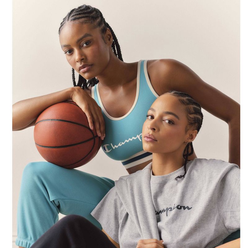 slide 6 of 7, Champion Women's Bra Top - Teal Blue XS, 1 ct